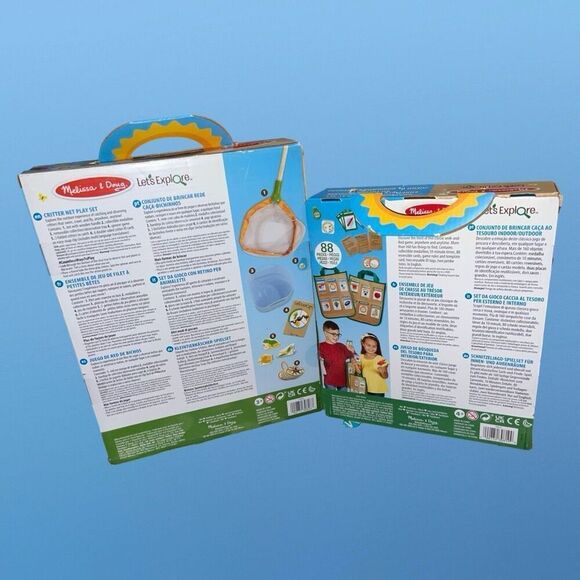 NIP Melissa & Doug Let's Explore Critter Net & Scavenger Hunt Play Sets Ages 3-6 - Picture 4 of 4